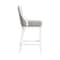 Alaterre Furniture Ellie Bar Height Stool with Back, White ANEL02PDC - alternate 5